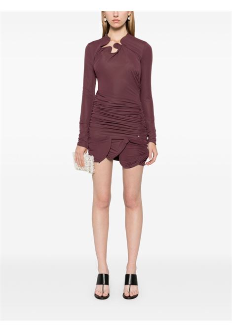 Purple Venus Looped mini dress Christopher esber - women CHRISTOPHER ESBER | 23033048MHGNY